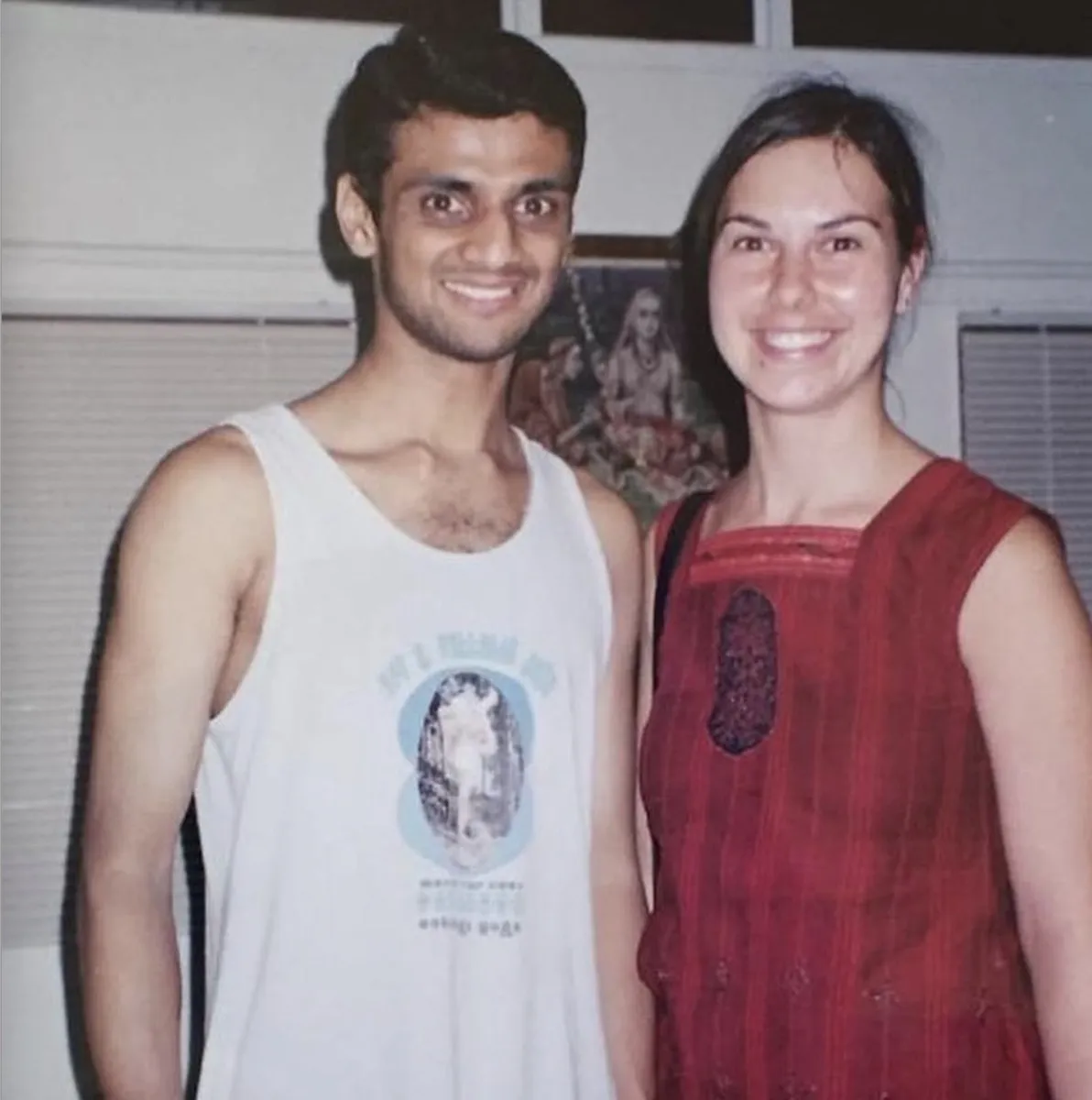 Amanda with Sharath Jois