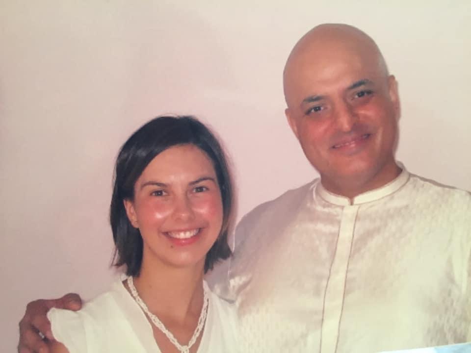 Amanda with Aadil Palkhivala