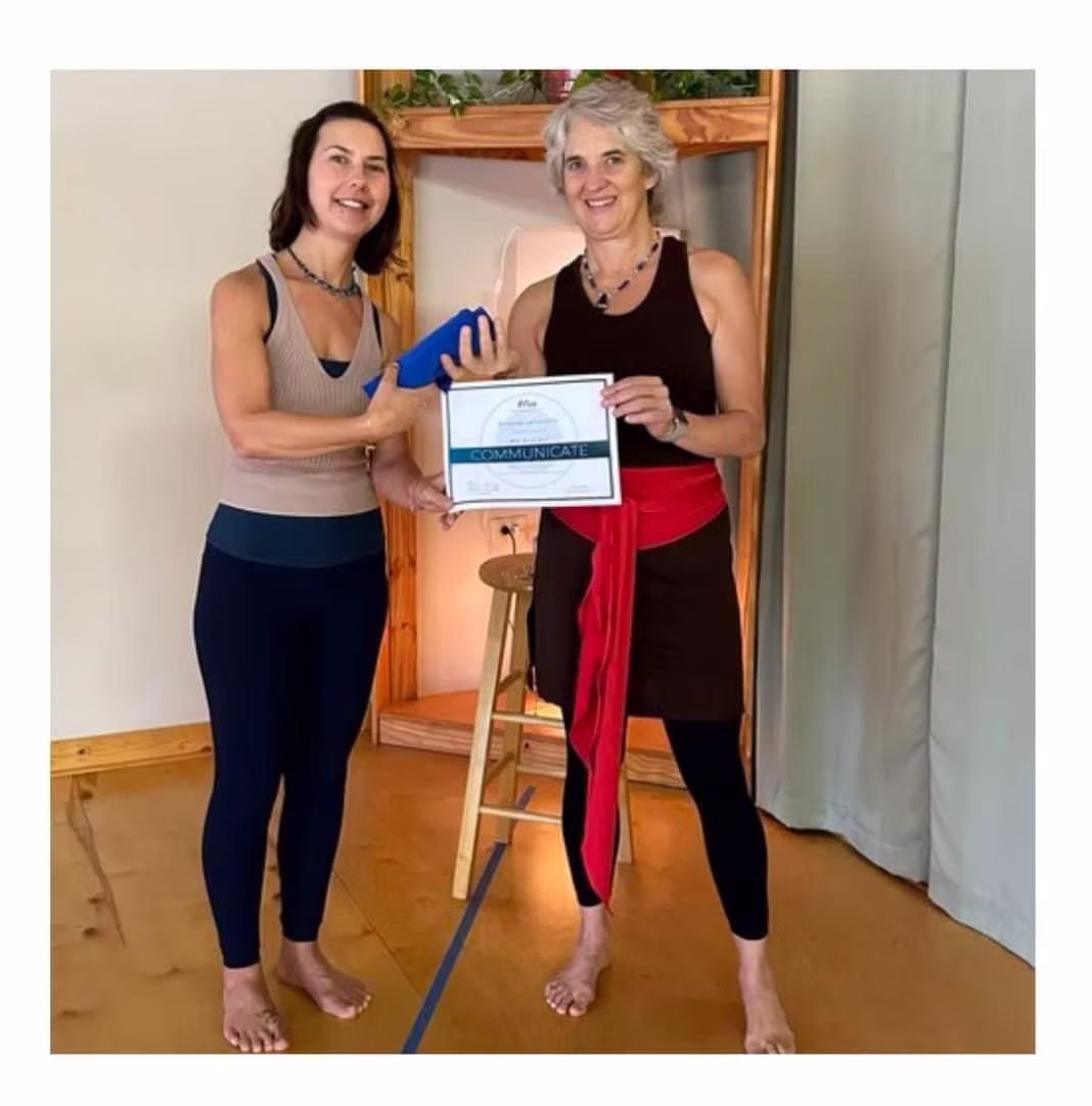 Amanda Lamprecht Nia Black Belt Dancer teaching joyful movement class