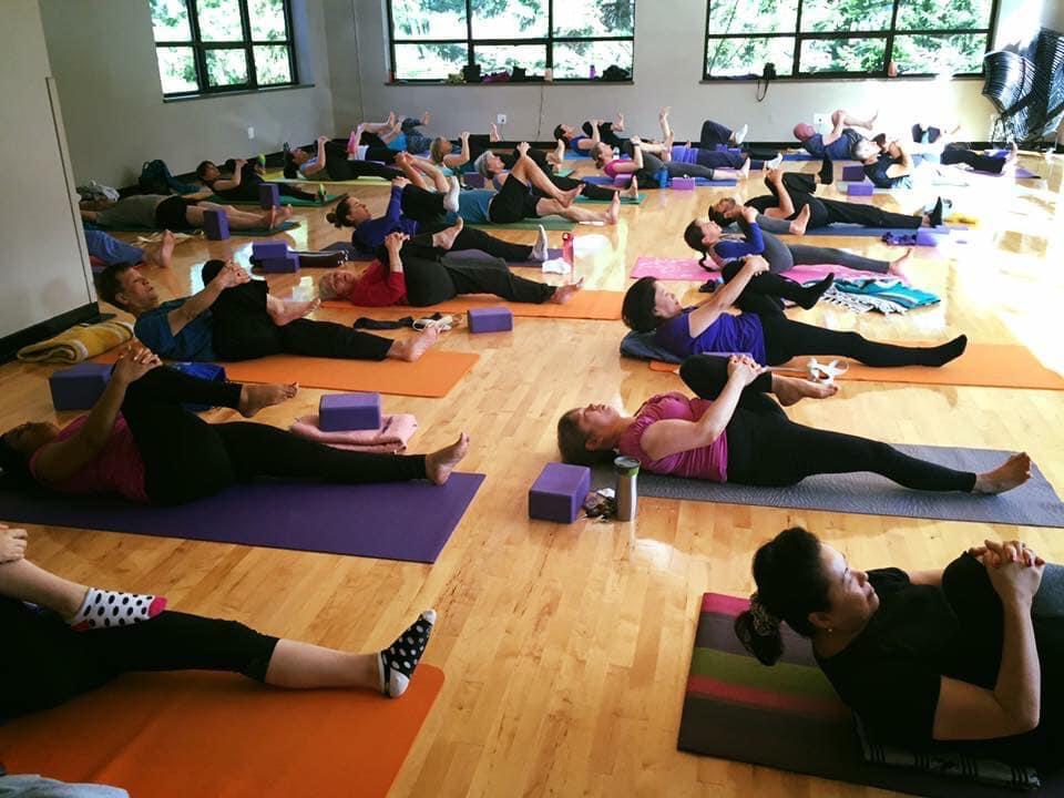 Yoga forward bend workshop with alignment focus